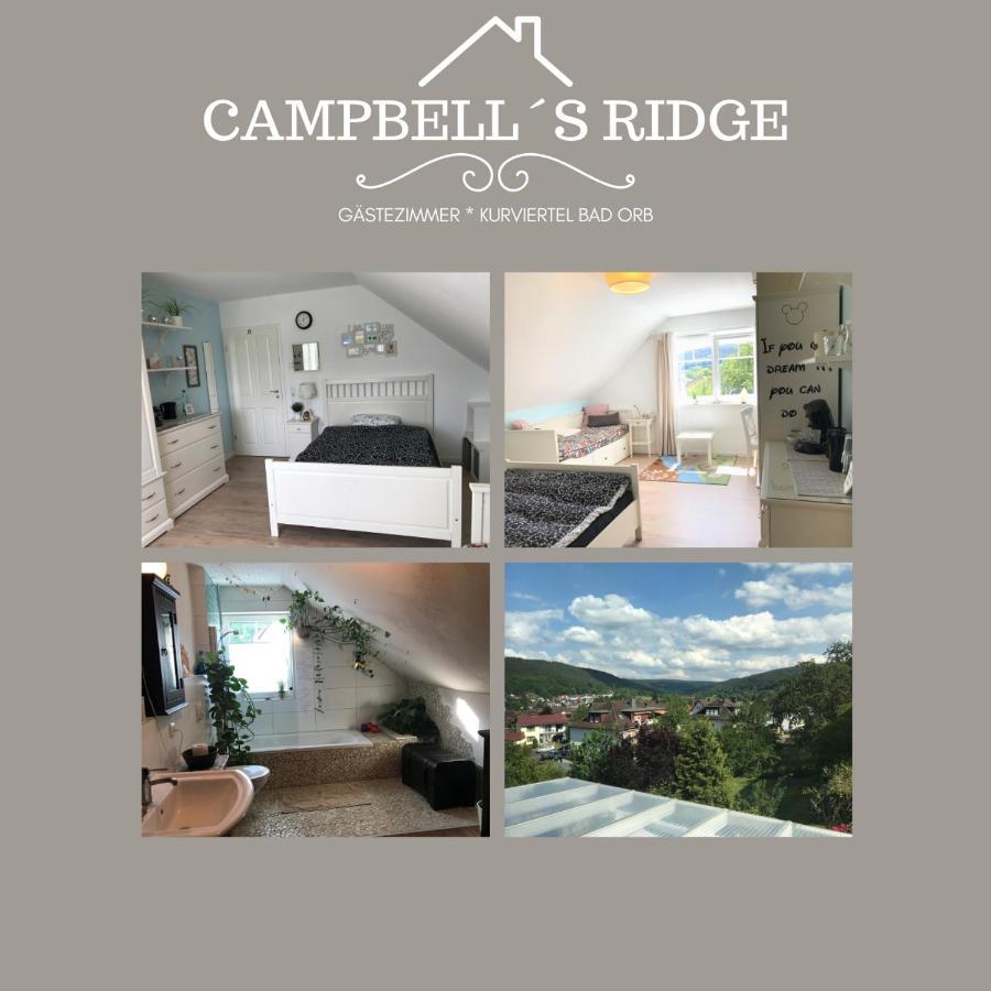 Campbell`s Ridge - Familienzimmer im Kurviertel von Bad Orb Exterior foto